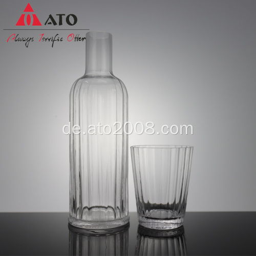 ATO Gravures Muster Glasglas Wassersaftglas